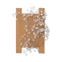 Hello Honey® 6ft. Clear Acrylic Beads & Silver Metal Garland