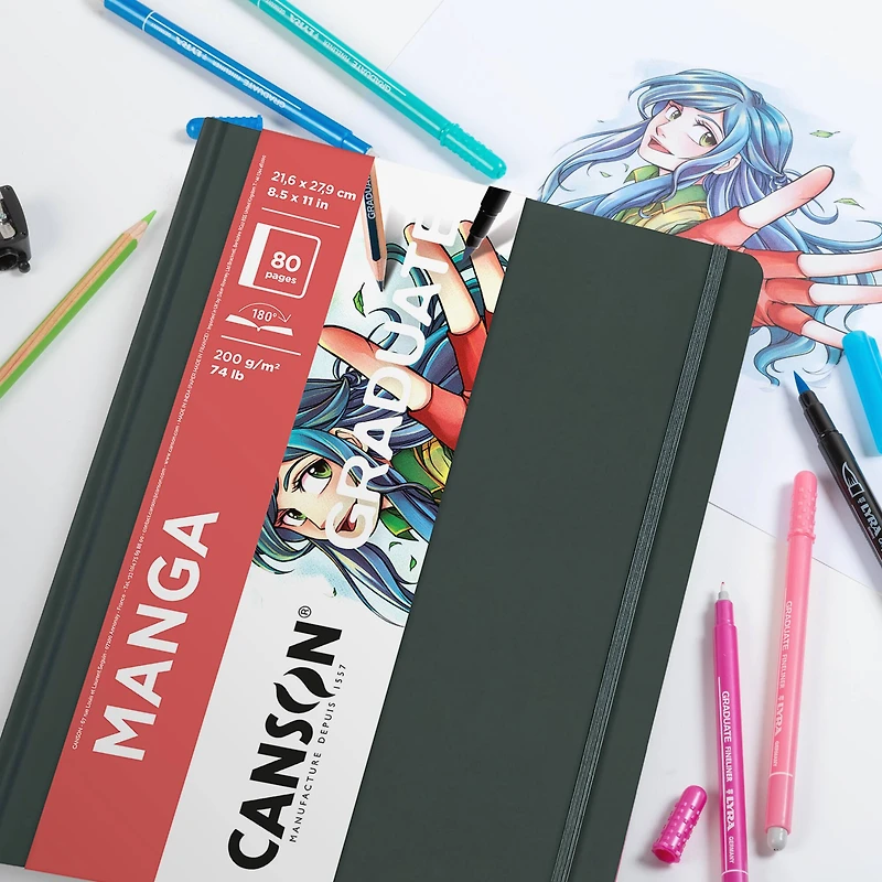 Canson® 5.5" x 8.5" Graduate Manga Book