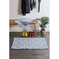 DII® Squares Recycled Yarn Rug