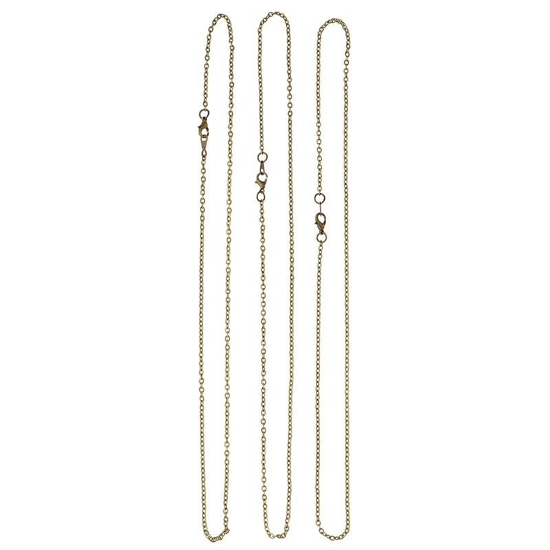 18" Antique Gold-Plated Chain by Bead Landing™