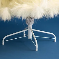 6ft. Unlit Off-White Pampas Grass Artificial Christmas Tree