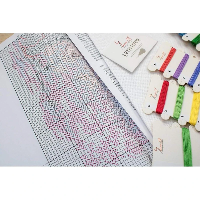 Luca-S Spring Flowers Counted Cross Stitch Kit