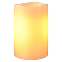 6 Pack: 4" x 6" LED Flame Pillar Candle by Ashland®