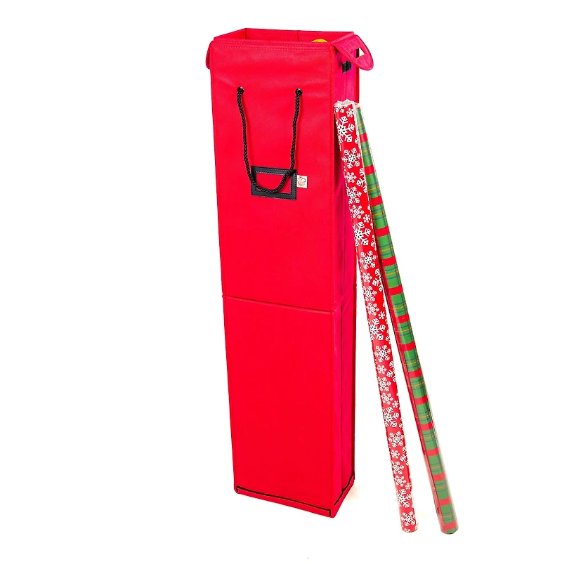 Santa's Bag Vertical Wrapping Paper Storage Container