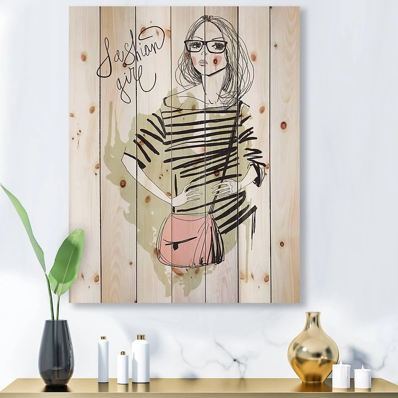 Designart - Trendy Fashion Girl