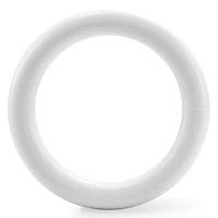 FloraCraft® CraftFōM 10" Extruded Wreath White