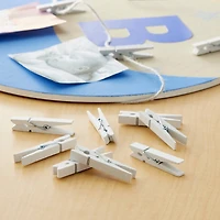 12 Packs: 30 ct. (360 total) White Medium Clothespin Embellishments by Recollections™