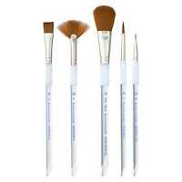 9 Pack: Royal & Langnickel® Synthetic Sable™ Mop Variety Brush Set