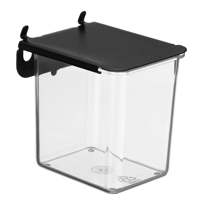 Pegboard Storage Bins with Black Lids, 3ct. by Simply Tidy™