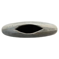 Hello Honey® 10" Gray Natural Slate Vase