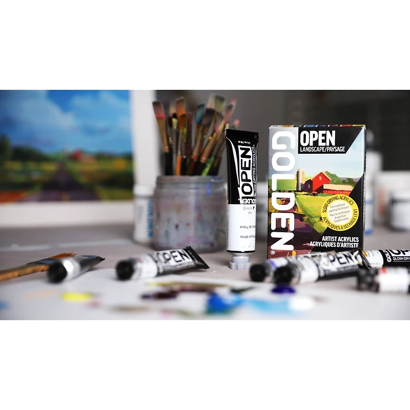 Golden® OPEN Slow-Drying Acrylics Landscape Set