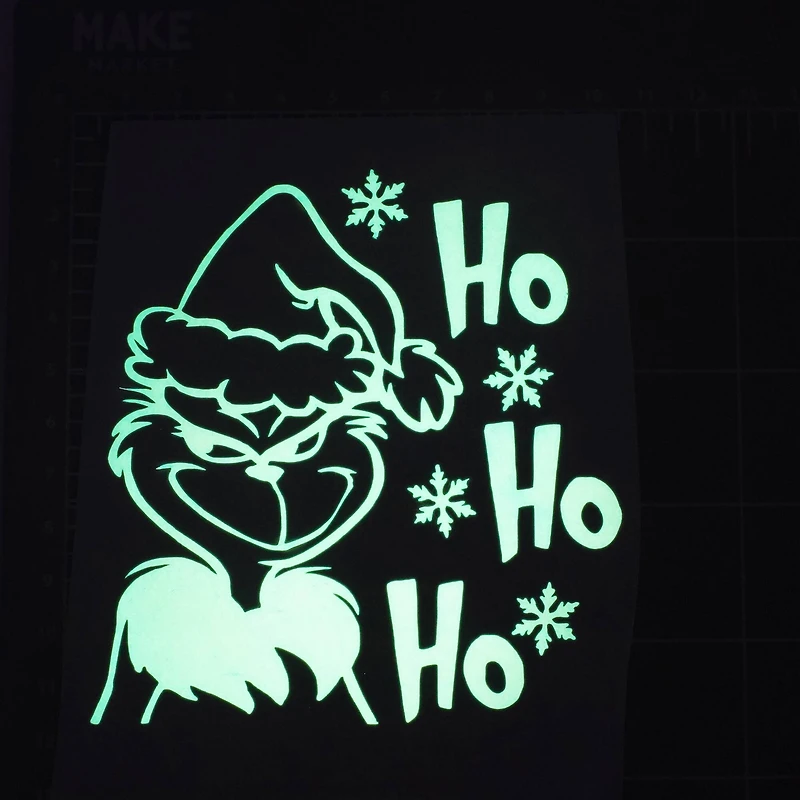 Holographic Glow-in-the-Dark Permanent Vinyl by Make Market