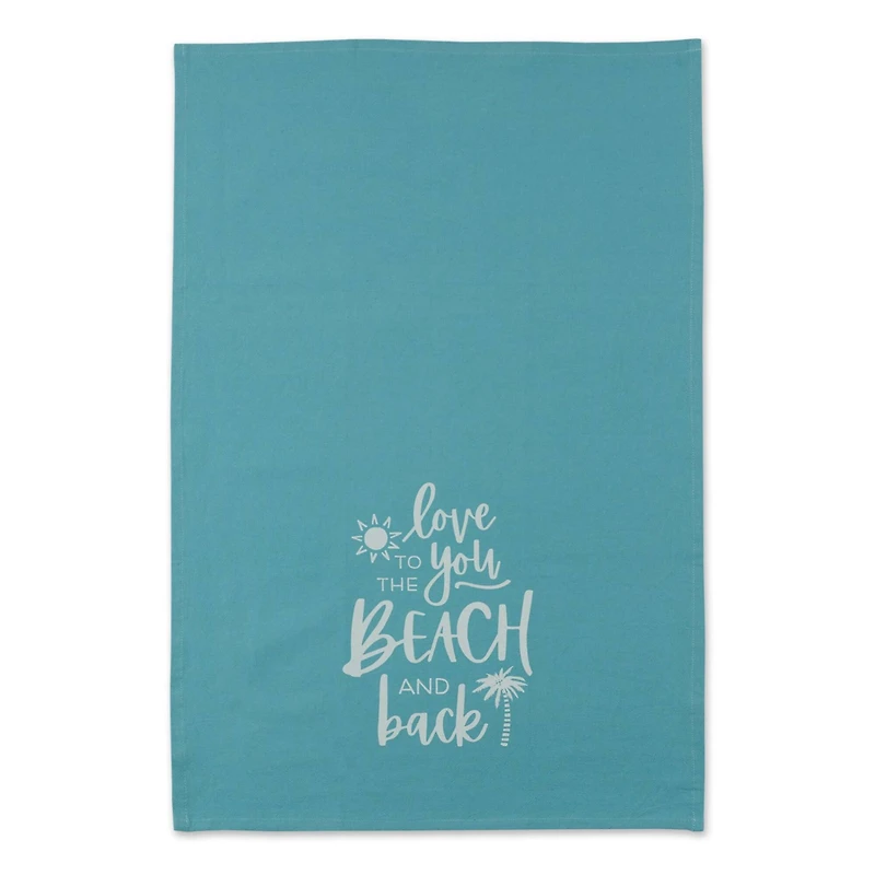 DII® Beach Happy Place Printed Dishtowel Set
