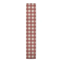 90" Red Buffalo Check Cotton Twill Runner