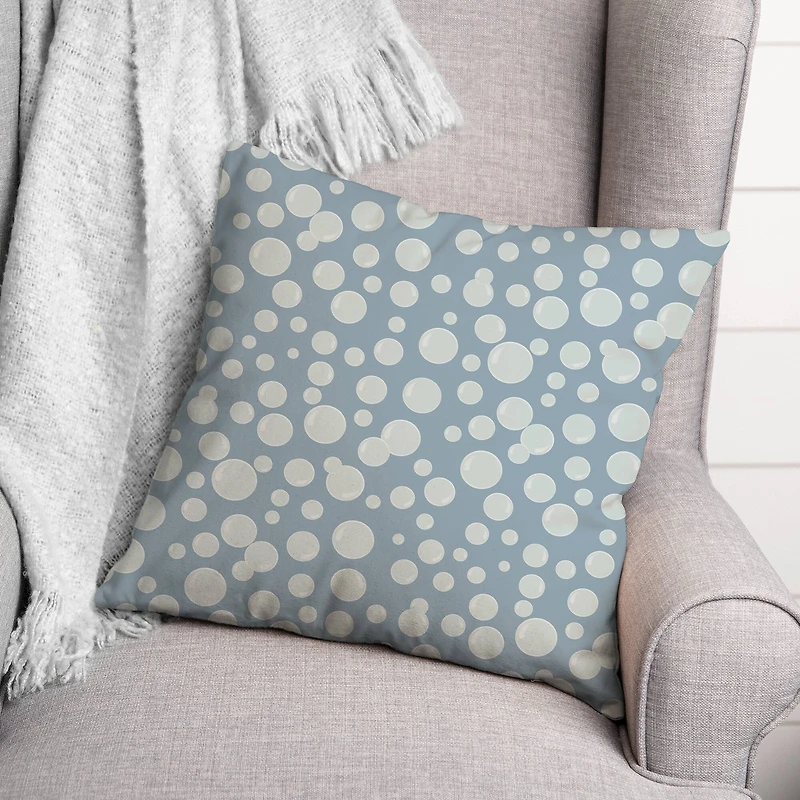 Bubbles All Over Throw Pillow