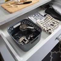 Kitchen Details Gray Gemstone Storage Tote Basket