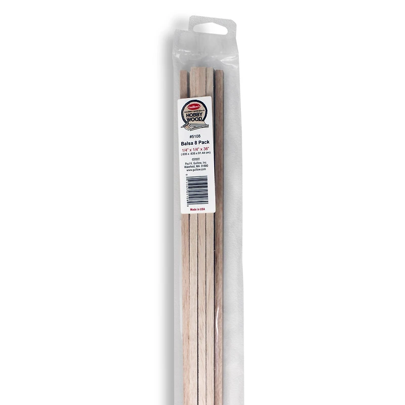 Guillow's 36" Balsa Wood Square Dowels