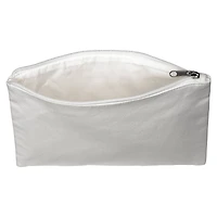 12 Pack: 10" x 8" White Canvas Pouch by Make Market®