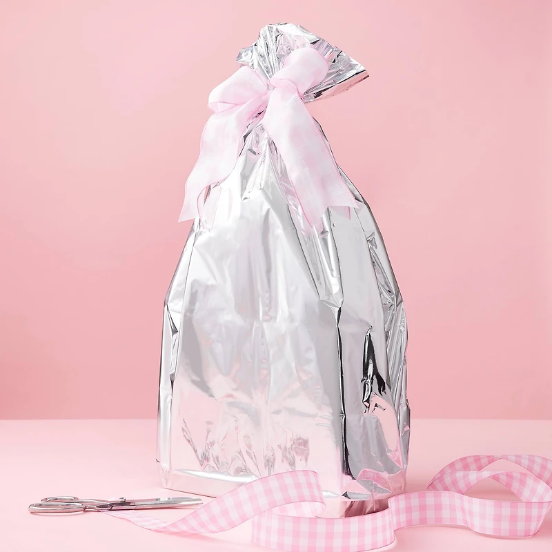 Metallic Basket Gift Bag by Celebrate It