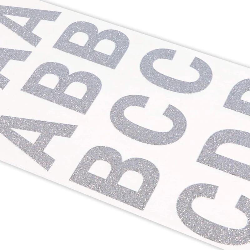 Silver Glitter Alphabet Stickers by Recollections™