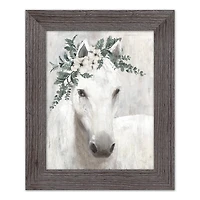 Horse with Greens Western Framed Print