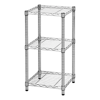 Honey Can Do Chrome 3-Tier Shelf