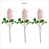 36" Pink Lilac Flower Stems, 3ct.