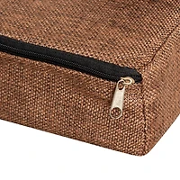 Honey Can Do Deep Espresso Entryway Bench with Storage Shelves