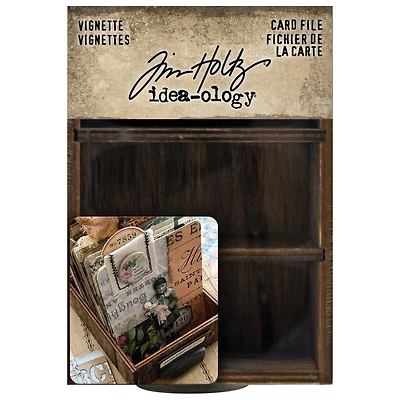 Tim Holtz® Idea-Ology® Wooden Vignette Card File