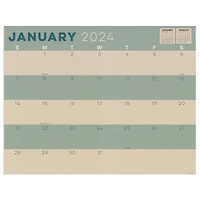 TF Publishing 2024 Kraft Desk Pad Monthly Blotter Calendar