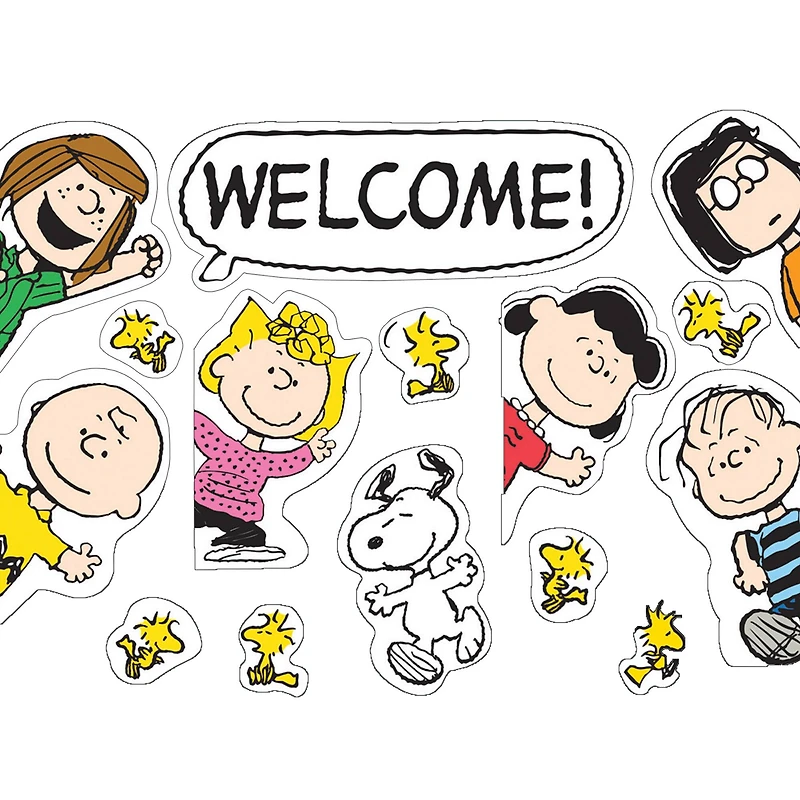 Eureka Peanuts® Welcome Go-Arounds®, 15 Pieces Per Set, 3 Sets