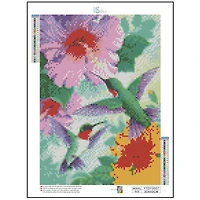 Sparkly Selections Humming Birds Diamond Painting Kit, Round Diamonds