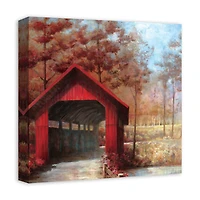 Covered Bridge Canvas Wall Art