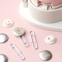 We R Memory Keepers® Button Press™ Paper Clip Backers Kit, Makes 5