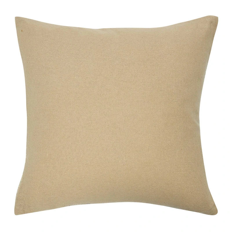 Hello Honey® Natural Woven Linen Blend Pieced Pillow