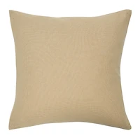 Hello Honey® Natural Woven Linen Blend Pieced Pillow