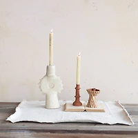 Hello Honey® 12" Handmade Paper Mache Spiked Taper Candle Holder