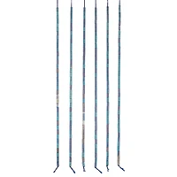 Blue Matte Glass Tube Beads, 4mm by Bead Landing™