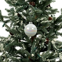 6 Pack 2.5" Iridescent Glass Ball Ornaments by Ashland