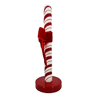 8" Red & White Candy Cane with Bow Tabletop Décor by Ashland®