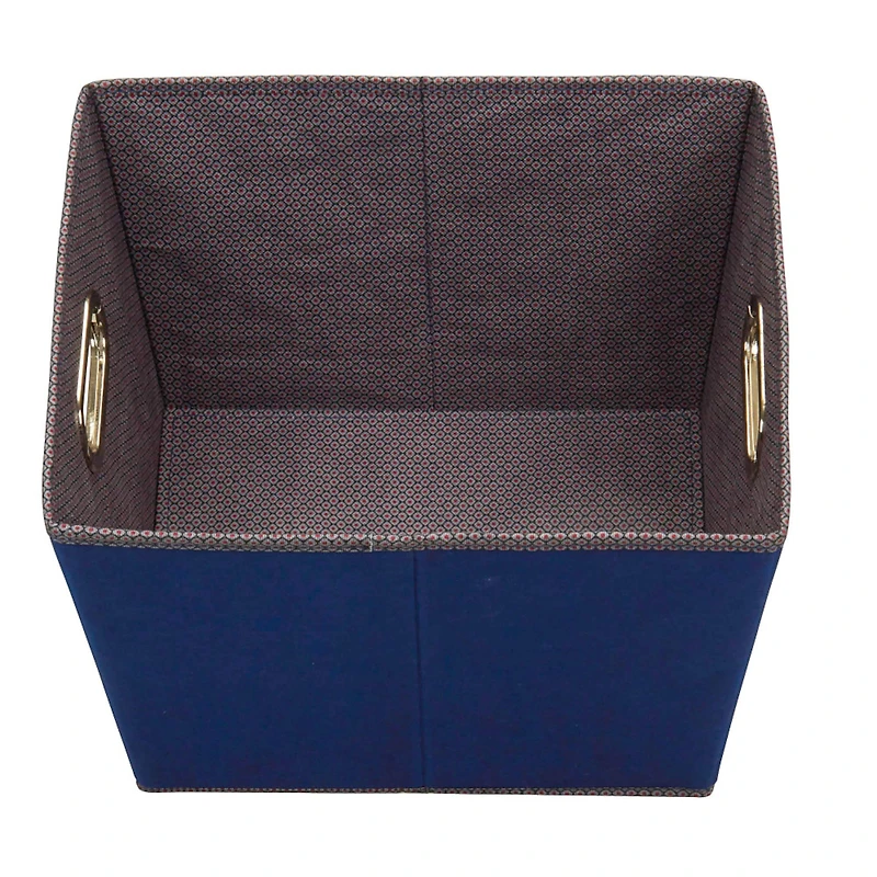 Household Essentials 10" Blue Tapered Bins, 2ct.