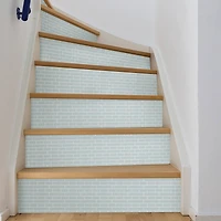 InHome Sea Glass Peel & Stick Backsplash Tiles