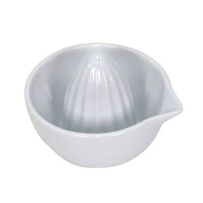 5" White Stoneware Lemon Juicer by Ashland®