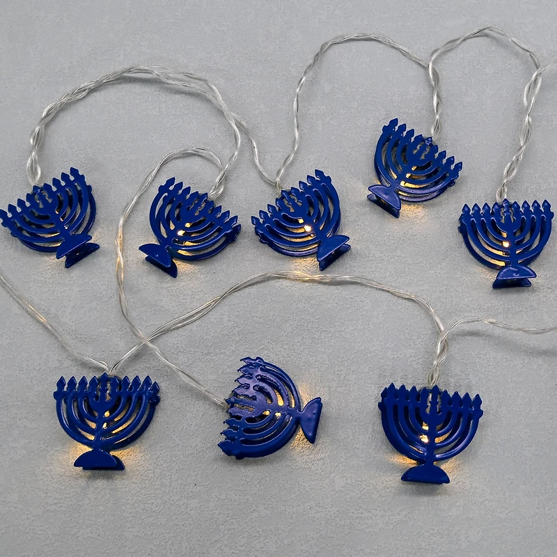 10ct. Menorah Warm White LED Lights by Ashland®
