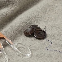 Dark Brown Wooden Buttons By Loops & Threads®