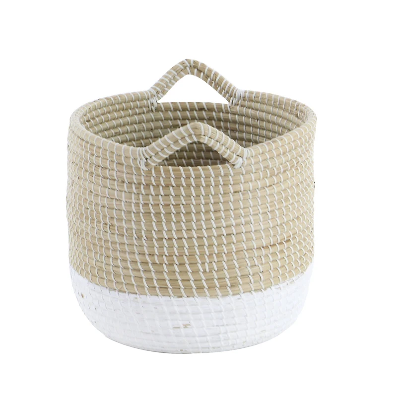CosmoLiving by Cosmopolitan Brown Sea Grass Contemporary Storage Basket Set