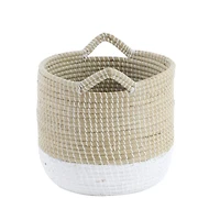 CosmoLiving by Cosmopolitan Brown Sea Grass Contemporary Storage Basket Set