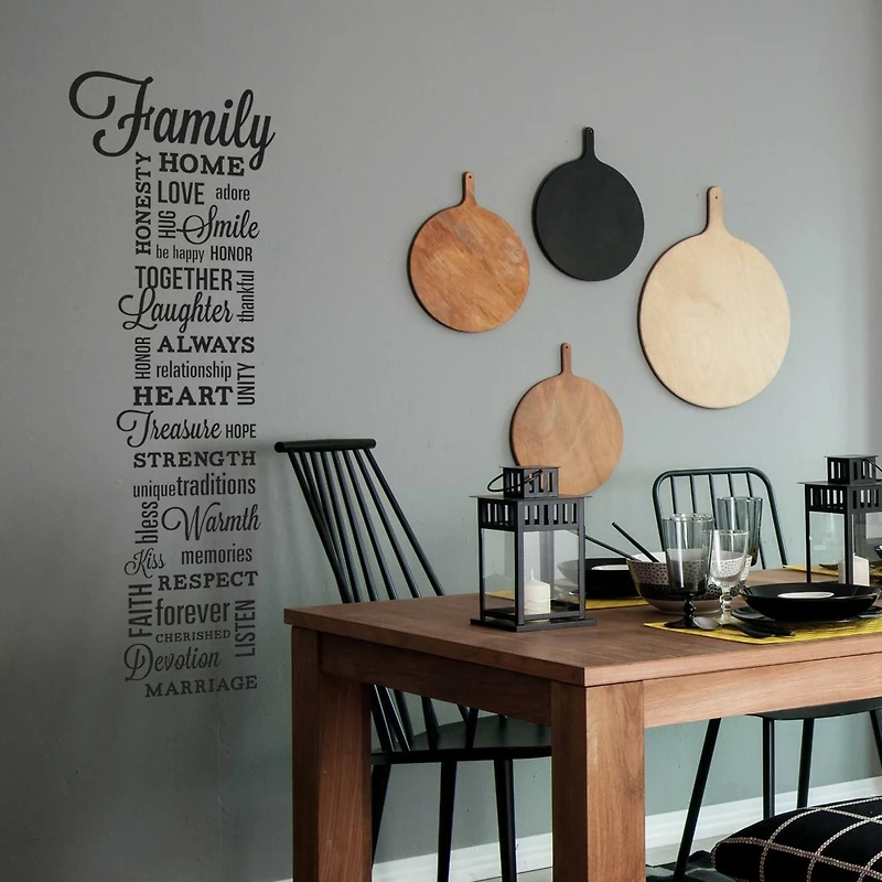 RoomMates Family Quote Peel & Stick Wall Decals