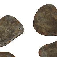 15" Gray Metal Industrial Propeller Sculpture, 2ct.