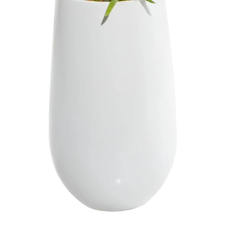 54" White Contemporary Floral & Botanical Artificial Foliage